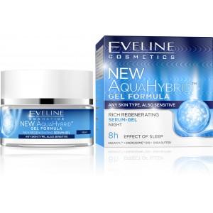 EVELINE COSMETICS NEW AQUAHYBRID - Regenerujúce nočné sérum – gél 50ml
