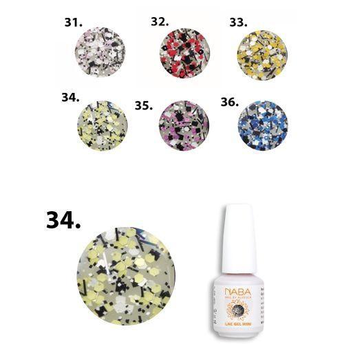 Lac Crazy Gel Mini 34 Crazy Yellow 4ml