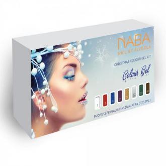 Sada Colour Gel farebný gél Christmas 8x3,5ml