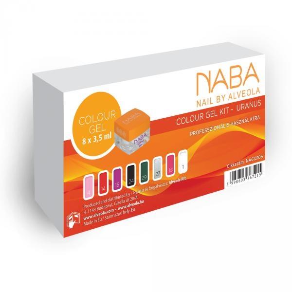 Sada Colour Gel farebný gél Uranus 8x3,5ml