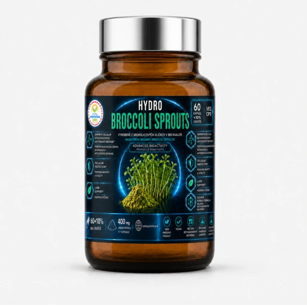 HYDRO BROCCOLI SPROUTS 400mg, 60+10% kps GRATIS