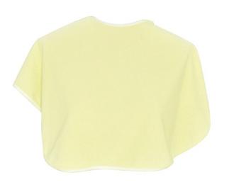 LS kozmetický froté podbradník - žltý/yellow
