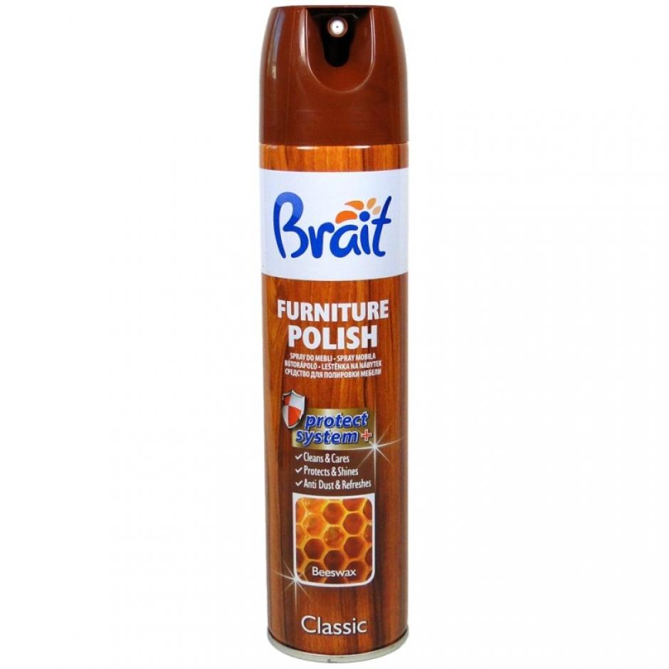 Brait leštenka na nábytok Classic s včelím voskom 350ml