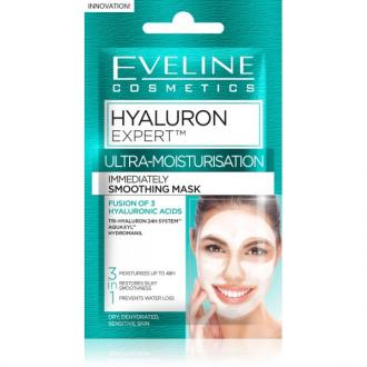 EVELINE HYALURON EXPERT - Hydratačná vyhladzujúca maska 3v1 7ml
