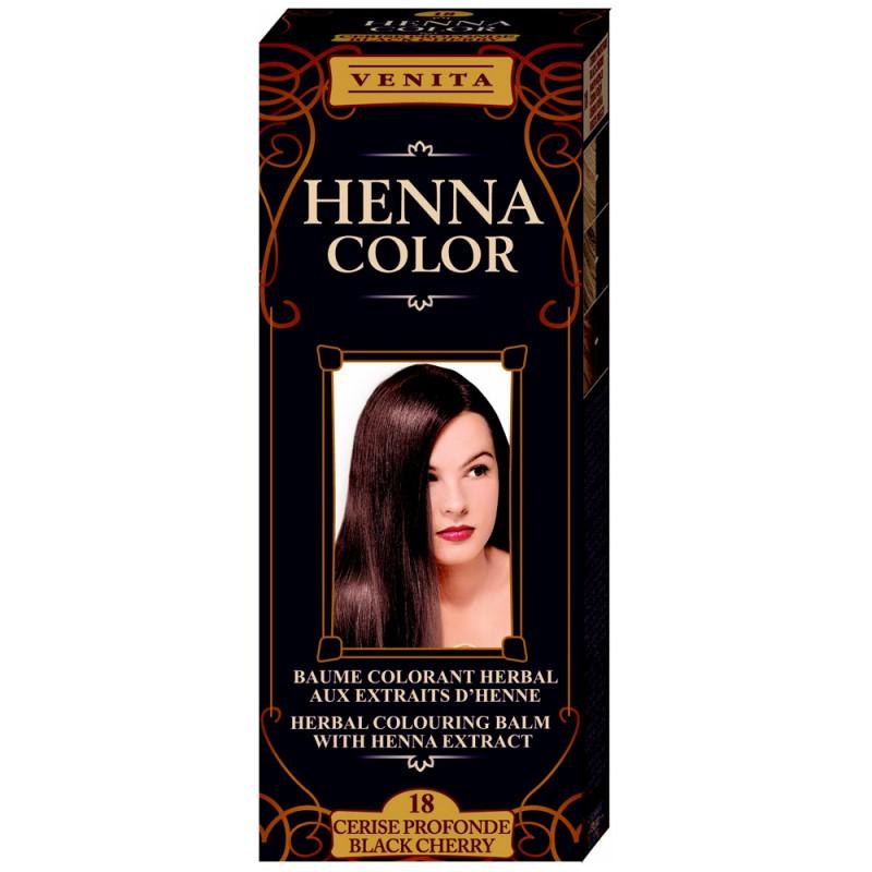 Balzam farbiací HENNA 18 čierna višňa 75ml