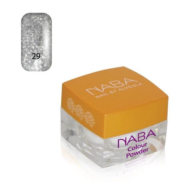 Farebný COLOUR POWDER akryl 29. Silk Silver 3,5ml