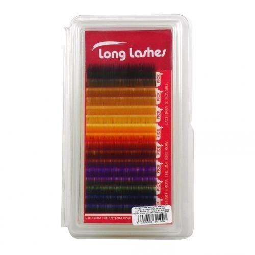 Long Lashes 3D Multicolor J/0,15 - 14 mm