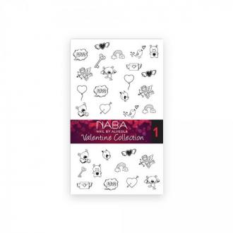 NABA Tattoo nálepka kolekcia valentine 01
