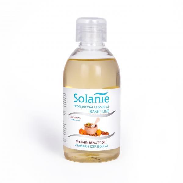 Solanie Masážny Basic line olej s vitamínom 250ml