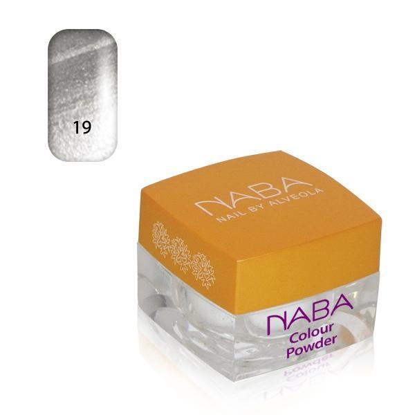 Farebný COLOUR POWDER akryl 19.Silver Shine 3,5ml