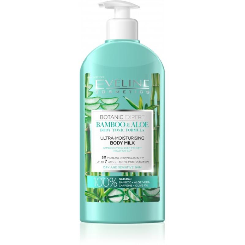 EVELINE BOTANIC EXPERT - INTENZÍVNE HYDRATAČNÉ TELOVÉ MLIEKO BAMBUS A ALOE 350ML