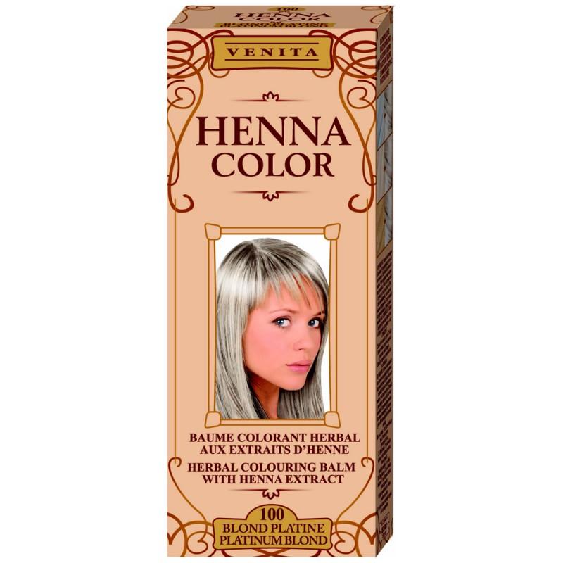 Balzam farbiací HENNA 100 platinový blond 75ml