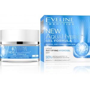EVELINE COSMETICS NEW AQUAHYBRID Matný denný hydrogél 50ml