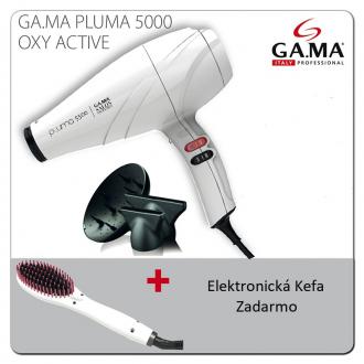 +GA.MA Fén na vlasy Pluma 5000 OXY ACTIVE + elektronická kefa zadarmo