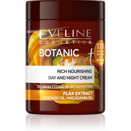 EVELINE BOTANIC EXPERT Denný a nočný krém na pleť ľanový extrakt 100ml