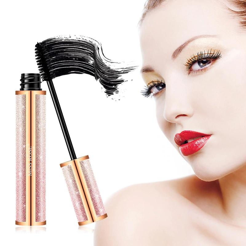 +MISS ROSE Silk Fiber Lash Mascara Waterproof black-čierna