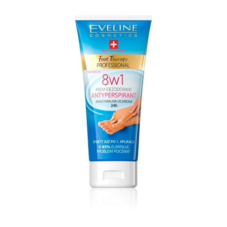 EVELINE COSMETICS Krém dezodorant antiperspirant na nohy 8v1