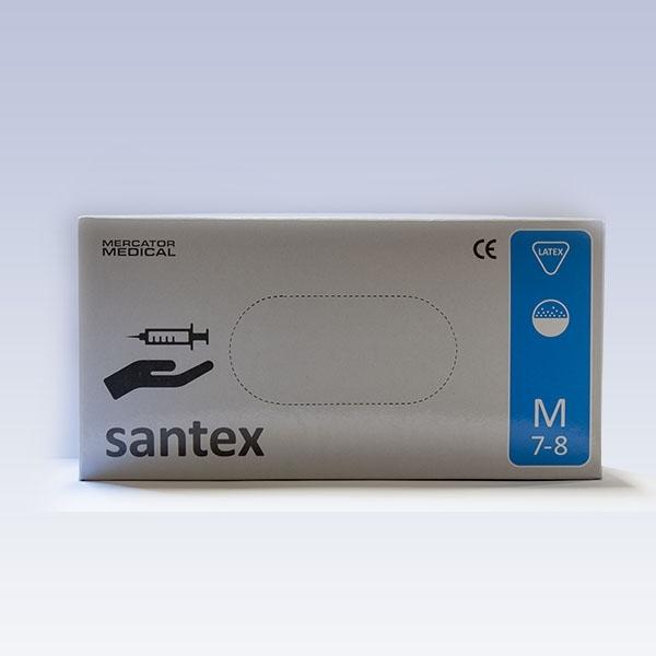 Gumené rukavice Santex-latex - M 100ks