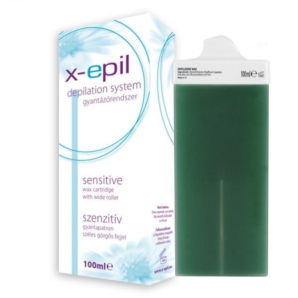 X-epil Depilačný vosk s úzkou hlavicou azulén 100ml