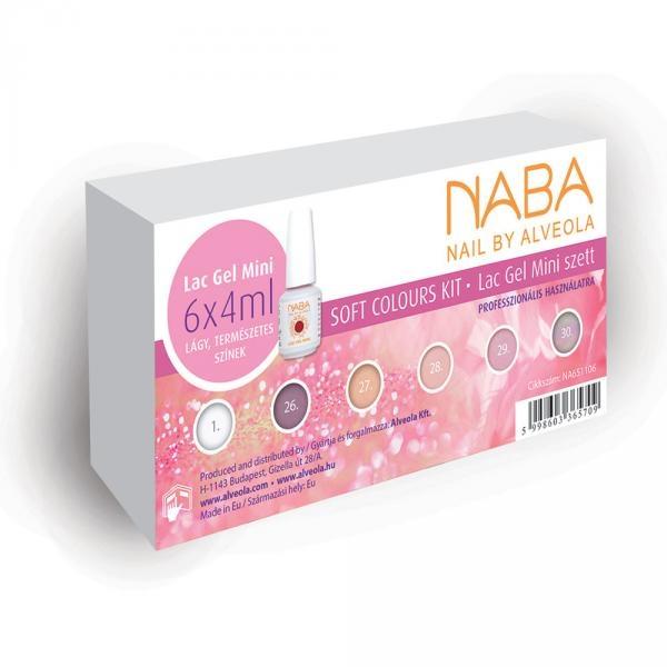 Sada Colour Gel - gélový lak Soft Colours 6x4ml