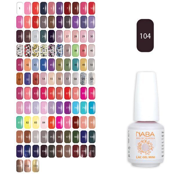 Lac Gel Mini 104 - 4 ml - Eggplant