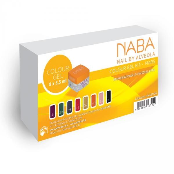 Sada Colour Gel farebný gél Mars 8x3,5ml