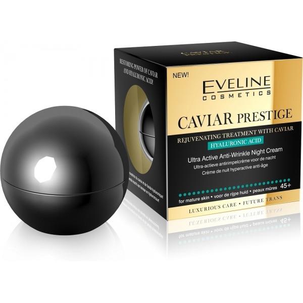 EVELINE CAVIAR PRESTIGE 45+ Protivráskový nočný krém 50ml
