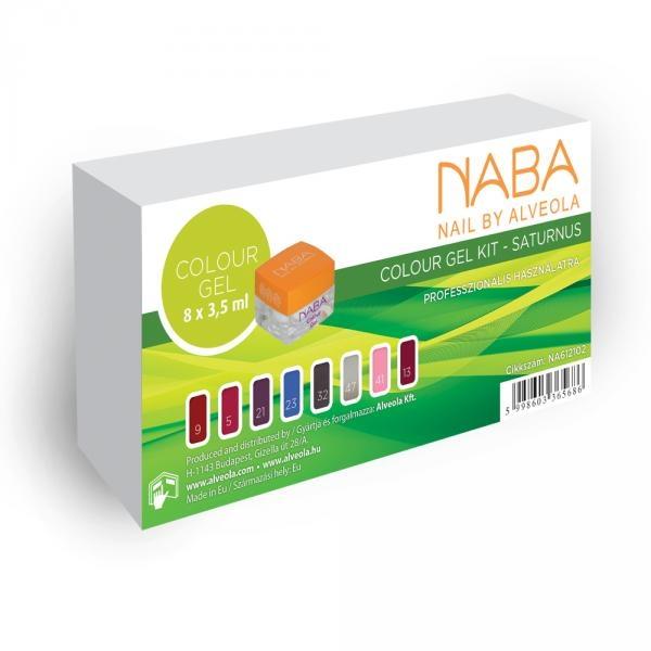 Sada Colour Gel farebný gél Saturnus 8x3,5ml