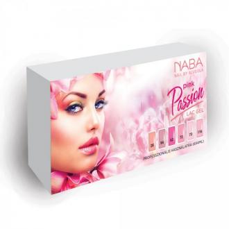 Sada Colour Gel - gélový lak Pink Passion 6x4ml