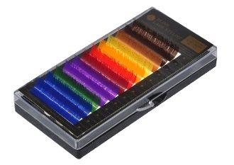 Long Lashes 3D Multicolor J/0,15 - 10 mm