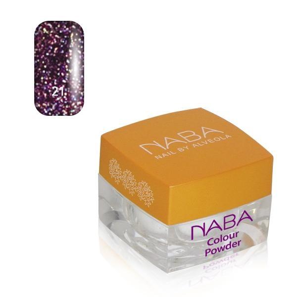 Farebný COLOUR POWDER akryl 21. Purple Shine 3,5ml