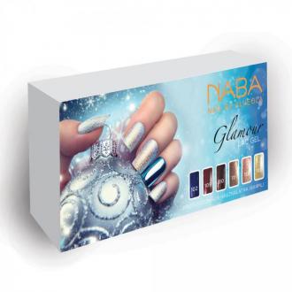 Sada Colour Gel - gélový lak Glamour 6x4ml