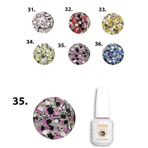 Lac Crazy Gel Mini 35 Crazy Purple 4ml