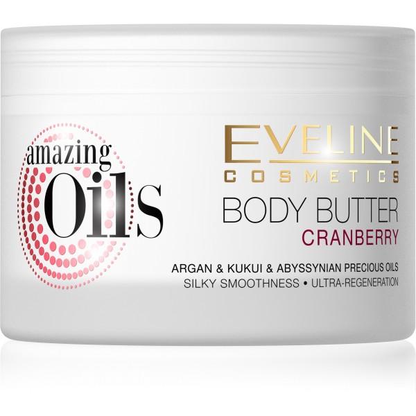 AMAZING OILS Telové maslo brusnica 200ml