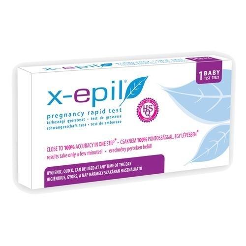 X-epil Tehotenské rýchle testovacie pásiky