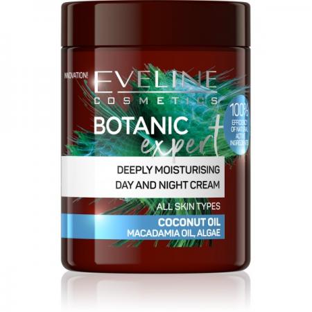 EVELINE BOTANIC EXPERT Denný a nočný krém na pleť kokosový olej 100ml