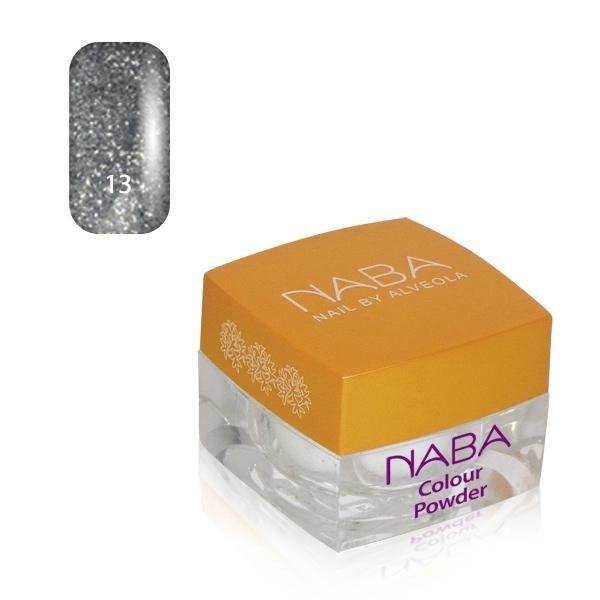 Farebný COLOUR POWDER akryl 13.Silver Flash 3,5ml