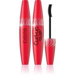 EVELINE COSMETICS CURL UP VOLUME - Maskara na oči 9ml