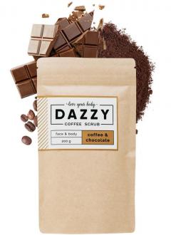 Dazzy Coffee scrub čokoláda 200g