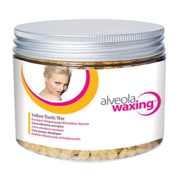 Alveola Waxing Depilačné perly žlté elastické 400g