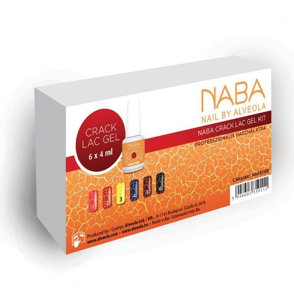 Sada Colour Gel farebný gél NABA CRACK 6x4ml