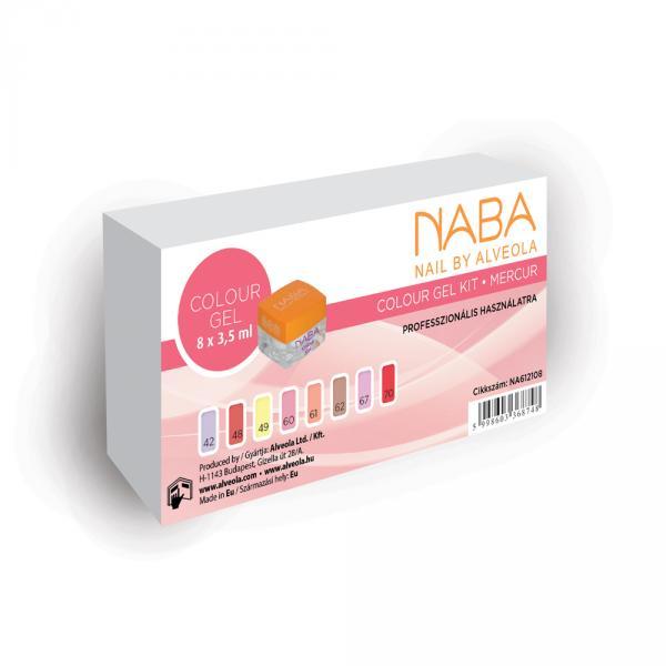 Sada Colour Gel farebný gél Merkur 8x3,5ml