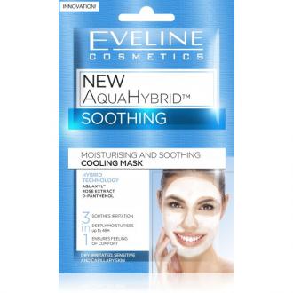 EVELINE NEW AQUAHYBRID - Upokojujúca maska 3v1 2x5ml