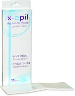 X-epil Textilné depilačné pásiky 20ks