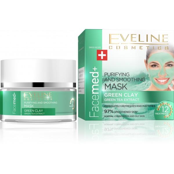 EVELINE FACEMED Čistiaca a vyhladzujúca maska 50ml