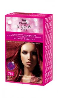 Kallos Glow farba na vlasy 766 rubínovo červená 40ml