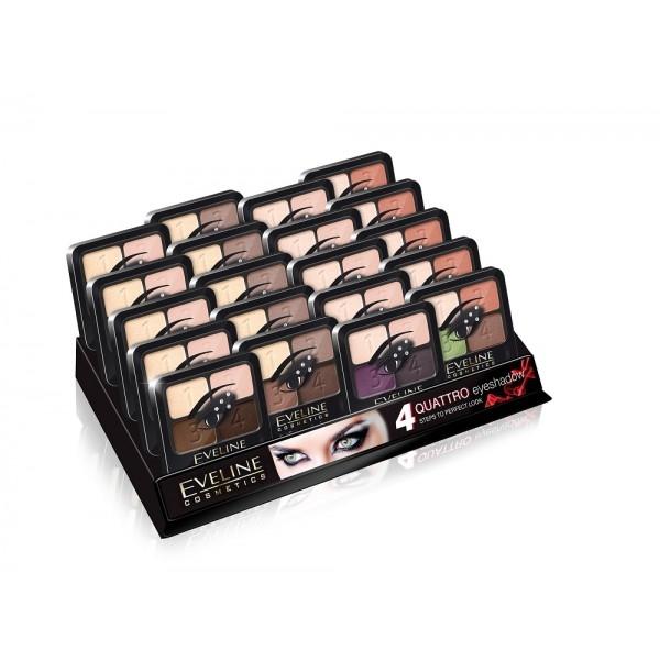 EVELINE COSMETICS Očné tiene QUATRO - 07