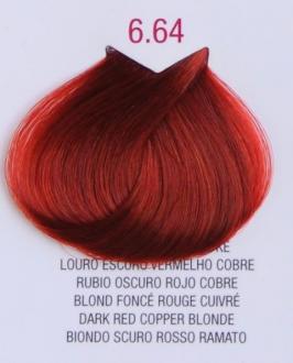 Life Color Plus dark red copper blonde/tmavá červená medená 6.64