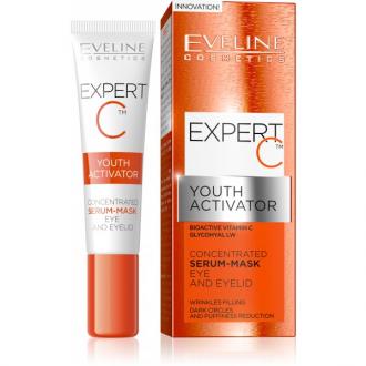 EVELINE EXPERT C-Koncentrované Sérum - YOUTH ACTIVATOR Maska na oči 15ml