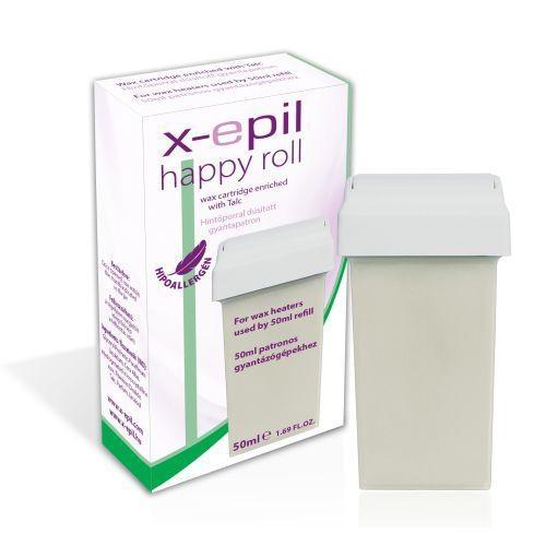 X-epil Depilačný set happy roll biely 50ml